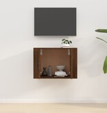 VidaXL Tv-wandmeubel 57x34,5x40 cm bruineikenkleurig