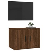 VidaXL Tv-wandmeubel 57x34,5x40 cm bruineikenkleurig