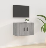 VidaXL Tv-wandmeubel 57x34,5x40 cm grijs sonoma eikenkleurig