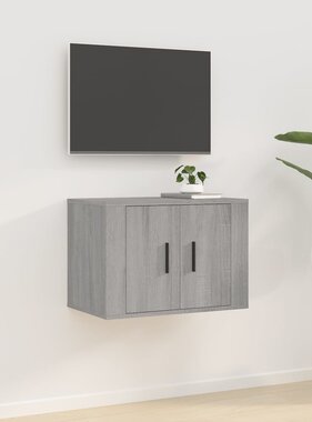 VidaXL Tv-wandmeubel 57x34,5x40 cm grijs sonoma eikenkleurig