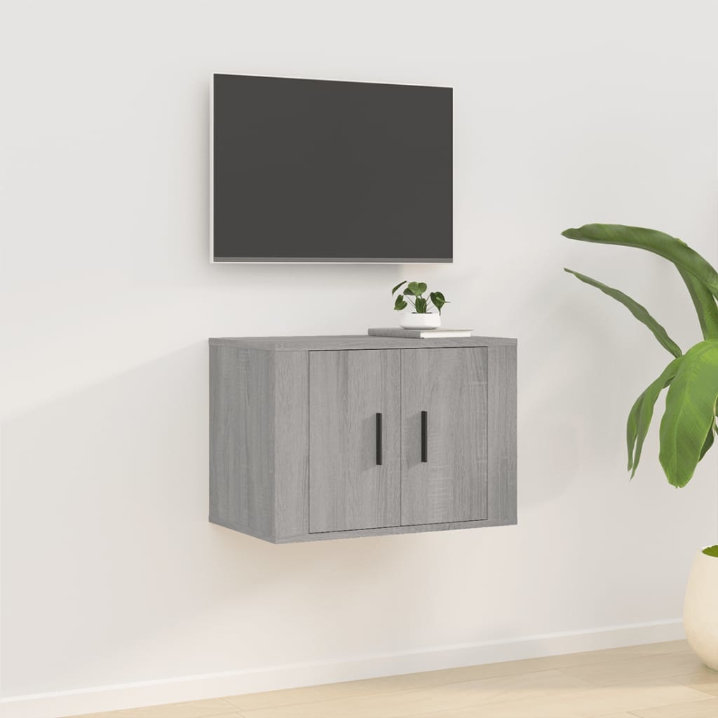 VidaXL Tv-wandmeubel 57x34,5x40 cm grijs sonoma eikenkleurig