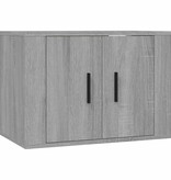 VidaXL Tv-wandmeubel 57x34,5x40 cm grijs sonoma eikenkleurig