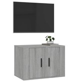 VidaXL Tv-wandmeubel 57x34,5x40 cm grijs sonoma eikenkleurig