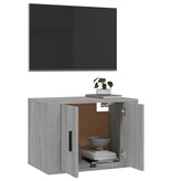 VidaXL Tv-wandmeubel 57x34,5x40 cm grijs sonoma eikenkleurig