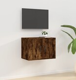 VidaXL Tv-wandmeubel 57x34,5x40 cm gerookt eikenkleurig