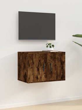 VidaXL Tv-wandmeubel 57x34,5x40 cm gerookt eikenkleurig