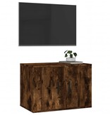 VidaXL Tv-wandmeubel 57x34,5x40 cm gerookt eikenkleurig
