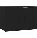 VidaXL Tv-wandmeubel 57x34,5x40 cm zwart
