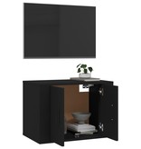 VidaXL Tv-wandmeubel 57x34,5x40 cm zwart