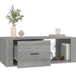 VidaXL Salontafel 100x50,5x35 cm bewerkt hout grijs sonoma eikenkleur