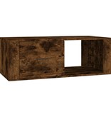 VidaXL Salontafel 100x50,5x35 cm bewerkt hout gerookt eikenkleurig