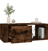 VidaXL Salontafel 100x50,5x35 cm bewerkt hout gerookt eikenkleurig
