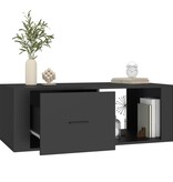 VidaXL Salontafel 100x50,5x35 cm bewerkt hout zwart