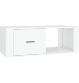 VidaXL Salontafel 100x50,5x35 cm bewerkt hout wit