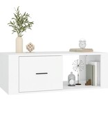 VidaXL Salontafel 100x50,5x35 cm bewerkt hout wit