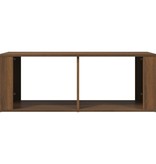 VidaXL Salontafel 100x50x36 cm bewerkt hout bruineikenkleurig