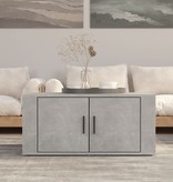 VidaXL Salontafel 80x50x36 cm bewerkt hout betongrijs