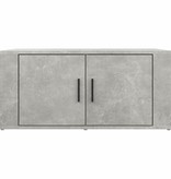 VidaXL Salontafel 80x50x36 cm bewerkt hout betongrijs