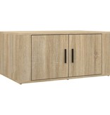 vidaXL Salontafel 80x50x36 cm bewerkt hout sonoma eikenkleurig