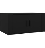 vidaXL Salontafel 80x50x36 cm bewerkt hout zwart