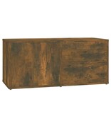 VidaXL Tv-meubel 80x34x36 cm bewerkt hout gerookt eikenkleurig