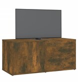 VidaXL Tv-meubel 80x34x36 cm bewerkt hout gerookt eikenkleurig