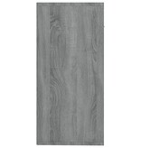 VidaXL Dressoir 88x30x65 cm bewerkt hout grijs sonoma eikenkleurig
