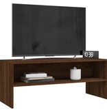 VidaXL Tv-meubel 100x40x40 cm bewerkt hout bruineikenkleurig