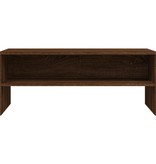 VidaXL Tv-meubel 100x40x40 cm bewerkt hout bruineikenkleurig