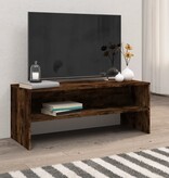 VidaXL Tv-meubel 100x40x40 cm bewerkt hout gerookt eikenkleurig