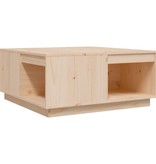 VidaXL Salontafel 80x81x36,5 cm massief grenenhout