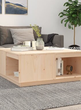 VidaXL Salontafel 100x101x40,5 cm massief grenenhout