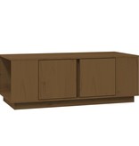 VidaXL Salontafel 110x50x40 cm massief grenenhout honingbruin