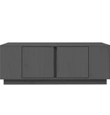 VidaXL Salontafel 110x50x40 cm massief grenenhout grijs