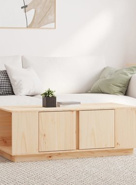 VidaXL Salontafel 110x50x40 cm massief grenenhout