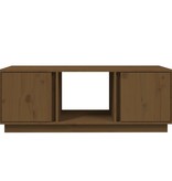VidaXL Salontafel 110x50x40 cm massief grenenhout honingbruin