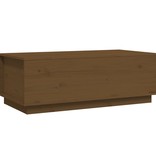 VidaXL Salontafel 100x50x35 cm massief grenenhout honingbruin