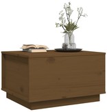 VidaXL Salontafel 60x50x35 cm massief grenenhout honingbruin