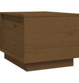 VidaXL Salontafel 40x50x35 cm massief grenenhout honingbruin