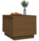 VidaXL Salontafel 40x50x35 cm massief grenenhout honingbruin