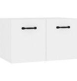 VidaXL Wandkast 80x35x36,5 cm bewerkt hout hoogglans wit