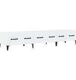 VidaXL Tv-meubel 150x34,5x30 cm bewerkt hout hoogglans wit