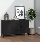 VidaXL Dressoir 100x36x60 cm bewerkt hout zwart