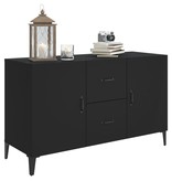 VidaXL Dressoir 100x36x60 cm bewerkt hout zwart
