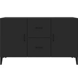 VidaXL Dressoir 100x36x60 cm bewerkt hout zwart