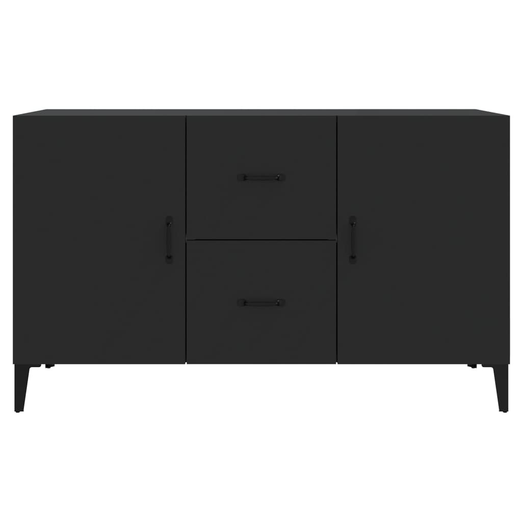 VidaXL Dressoir 100x36x60 cm bewerkt hout zwart