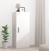 VidaXL Hangkast 34,5x34x90 cm bewerkt hout hoogglans wit