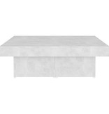 VidaXL Salontafel 90x90x28 cm spaanplaat betongrijs