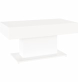 vidaXL Salontafel 96x50x45 cm spaanplaat wit