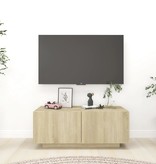 VidaXL Tv-meubel 100x35x40 cm spaanplaat sonoma eikenkleurig